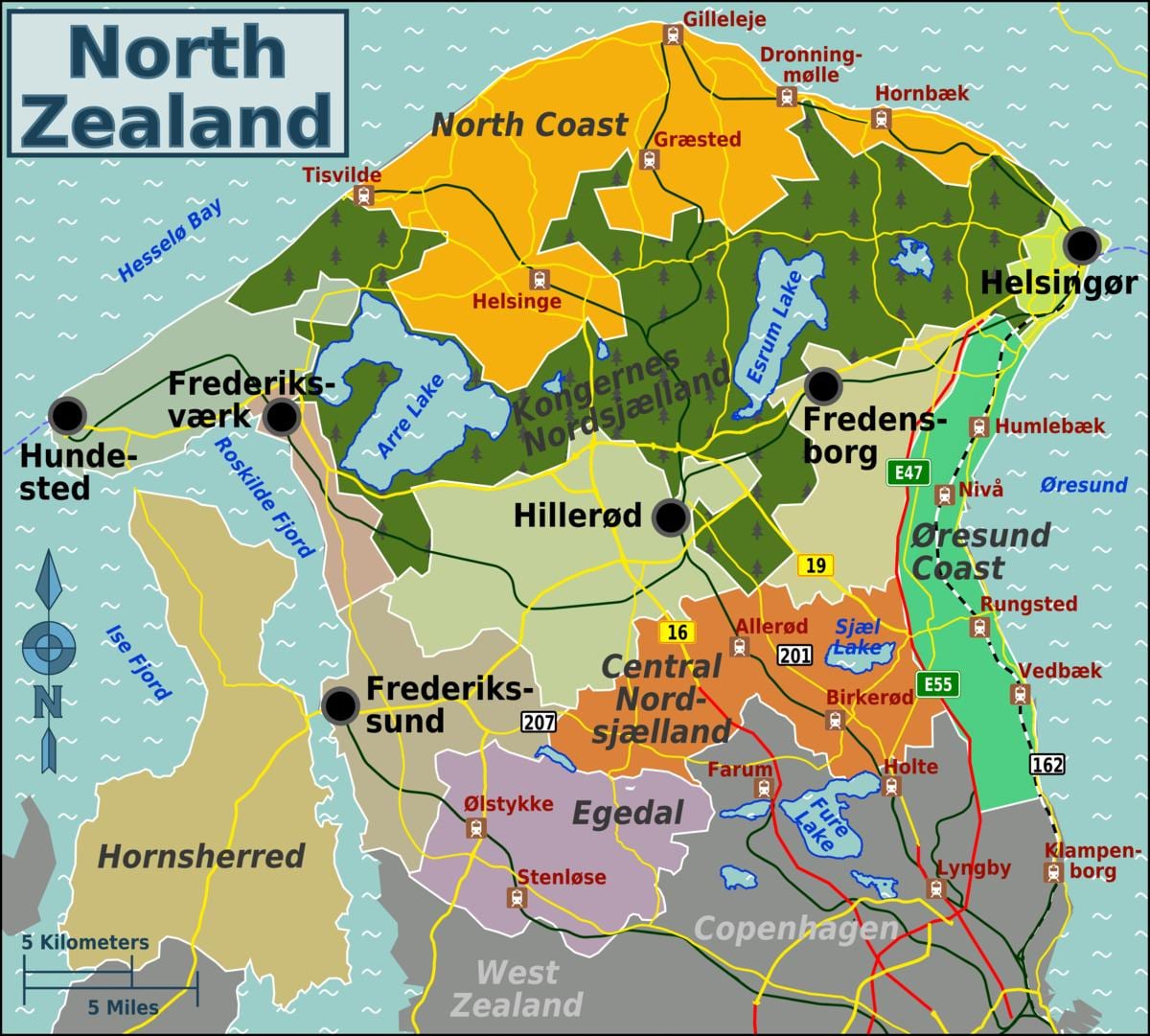bản đồ đan mạch zealand