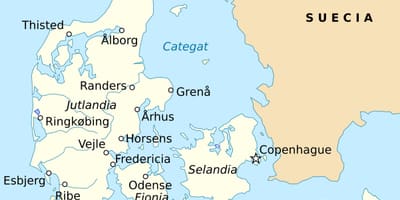 Bản đồ của fredericia đan mạch